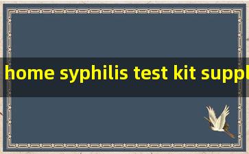 home syphilis test kit suppliers